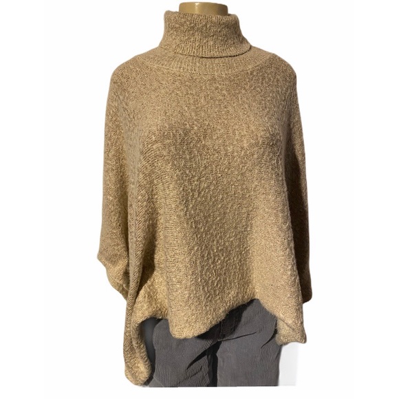 Anthropologie Sweaters - Anthropology Akemi + Kin Gold Poncho Sweater OS